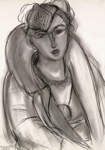 Lydia (studie k portrétu v modrém saku) od Henri Matisse