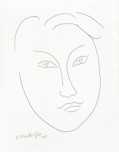 Maska mladého chlapce od Henri Matisse