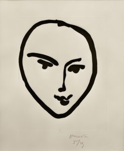 Nadia. Usmívající se maska od Henri Matisse