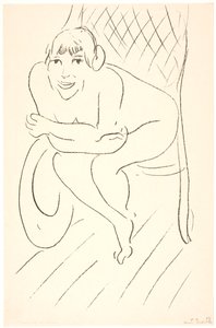 Nahá žena v houpacím křesle od Henri Matisse