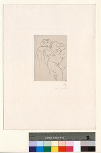 Nahá žena sedící s perlovým náhrdelníkem od Henri Matisse