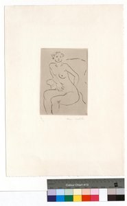 Akt v křesle, levá ruka od Henri Matisse