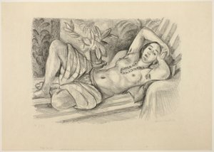 Odaliska s magnólií od Henri Matisse