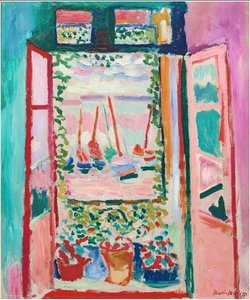 Otevřené okno, Collioure od Henri Matisse