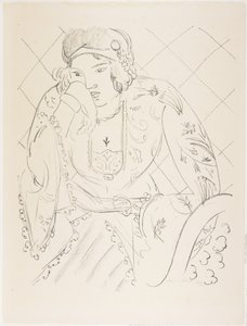 Orientální s trojlistým křížem od Henri Matisse