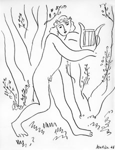 Orfeus a jeho lyra od Henri Matisse