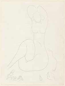 Několik sonetů: "Quelle soie...", deska 28 z Poesies de Mallarmé od Henri Matisse