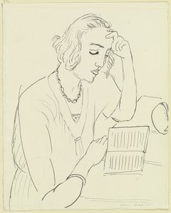 Čtoucí žena od Henri Matisse