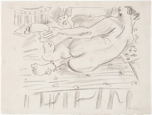 Ležící akt od Henri Matisse