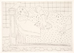 Odpočinek, postava s Gikou od Henri Matisse