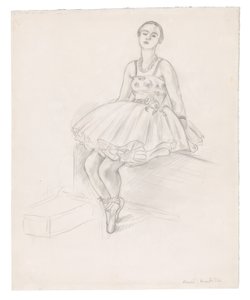 Sedící tanečnice od Henri Matisse