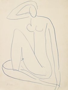 Sedící ženská postava od Henri Matisse