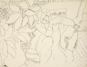 Sedící žena od Henri Matisse