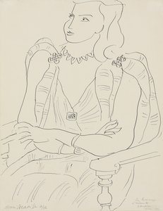 Sedící žena od Henri Matisse