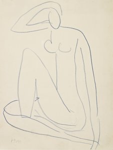Sedící ženská postava od Henri Matisse