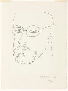 Autoportrét, pohled ze tří čtvrtin od Henri Matisse