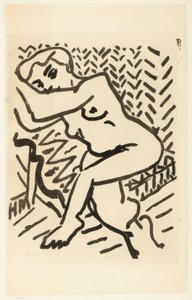 Malý světlý dřevoryt od Henri Matisse
