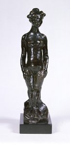 Stojící akt (nahá dívka) 1906 (bronz) (viz také 221064)