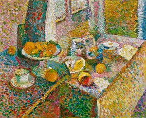 Zátiší (příborník a stůl) od Henri Matisse