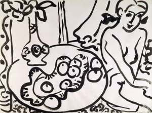 Zátiší s aktem od Henri Matisse
