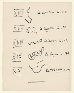 Obrazová tabule 4. Z „Jazz“. s. 152 od Henri Matisse