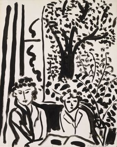 Ticho žijící v domech od Henri Matisse