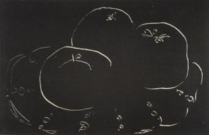 Tři jablka a talíř od Henri Matisse