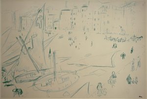 Pohled z přístavu od Henri Matisse