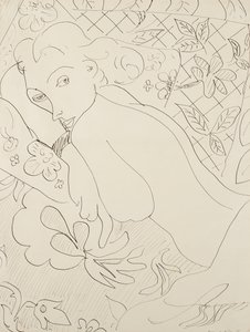 Žena lže od Henri Matisse