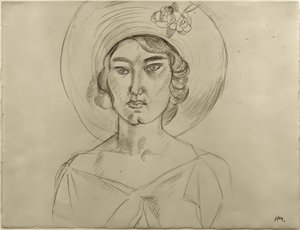 Žena s kloboukem od Henri Matisse