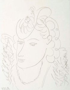 Žena s kloboukem od Henri Matisse