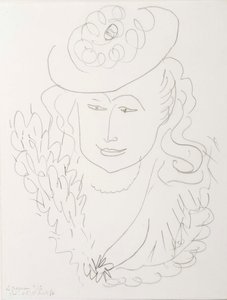 Žena s kloboukem od Henri Matisse