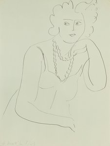 Žena s náhrdelníkem od Henri Matisse
