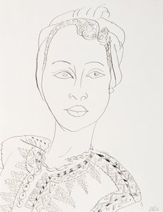 Žena s turbanem od Henri Matisse