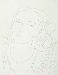 Žena bez klobouku od Henri Matisse