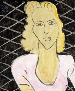 Mladá dívka v růžových šatech od Henri Matisse