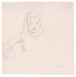 Mladá žena se závojem od Henri Matisse