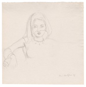 Mladá žena se závojem od Henri Matisse