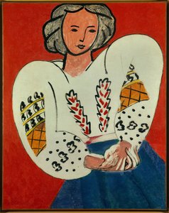 la blouse roumaine 1940 (olej na plátně) od Henri Matisse