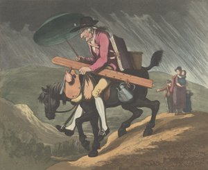 Umělec na cestách ve Walesu, 10. února 1799.