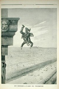 Sebevražda u Arc de Triomphe, z Le Petit Journal, 8. května 1898 od Henri Meyer