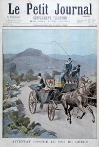 Pokus o útok na řeckého krále, 1898 od Henri Meyer