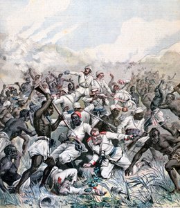 Zničení německé expedice v Africe, 1891 od Henri Meyer