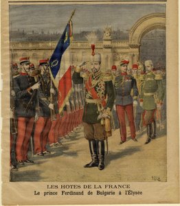 Ferdinand I. Bulharský v Elysejském paláci od Henri Meyer