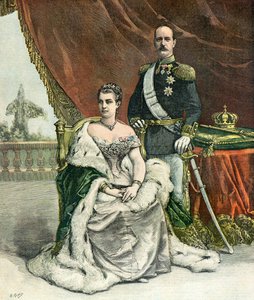 Portrét řeckého krále Jiřího I. od Henri Meyer