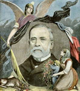 Portrét Louise Pasteura,1895 (Ilustrace) od Henri Meyer