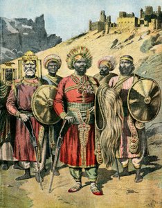 Portrét Menelika 2,1895 (Ilustrace)