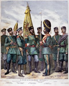 Ruská pěchota, 1892 od Henri Meyer