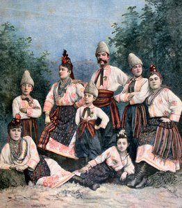 Ruští zpěváci, 1891 od Henri Meyer
