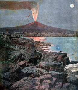 Erupce Etny, Sicílie, 1892 od Henri Meyer